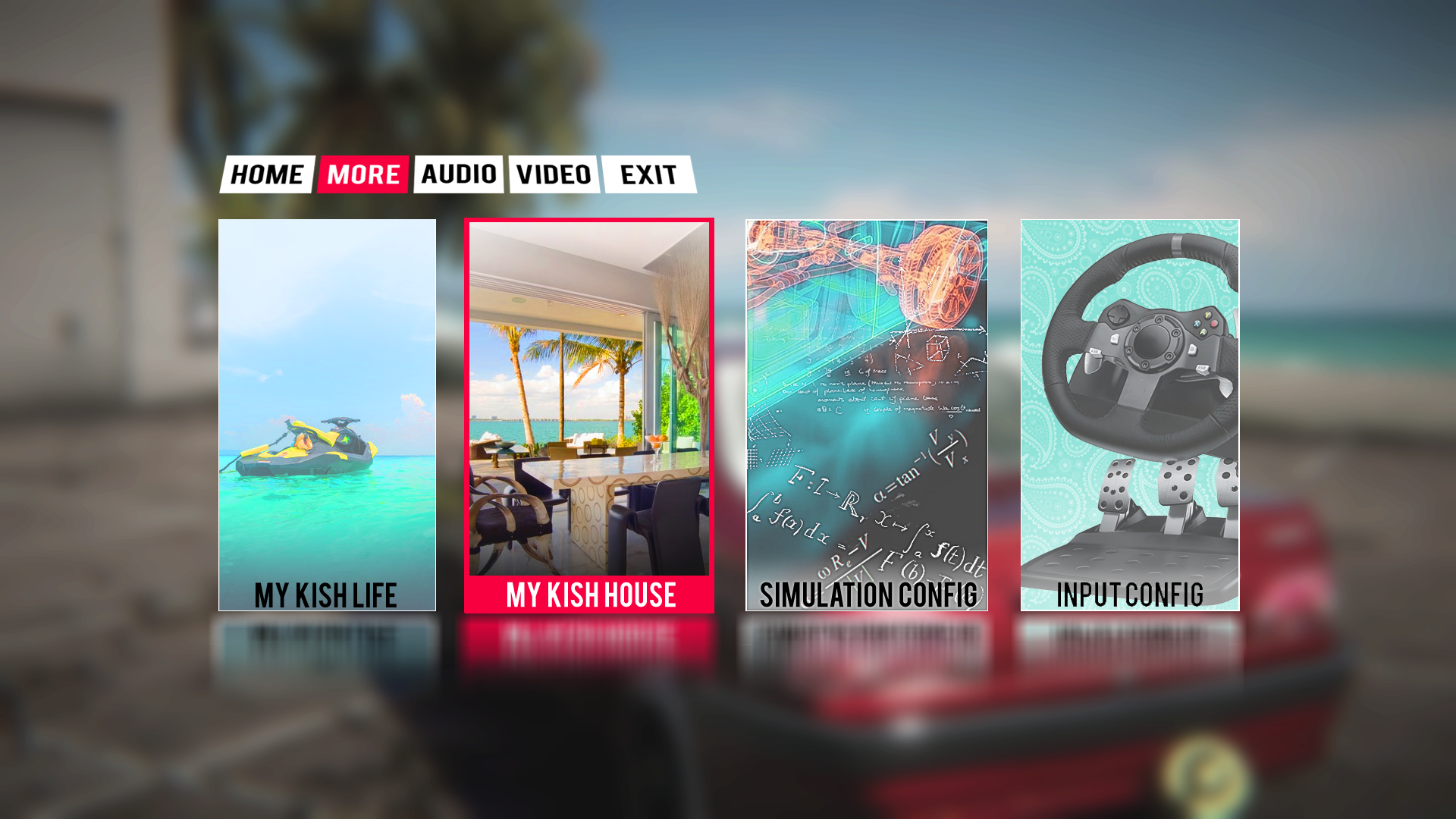 ATG Kish Main UI screenshot